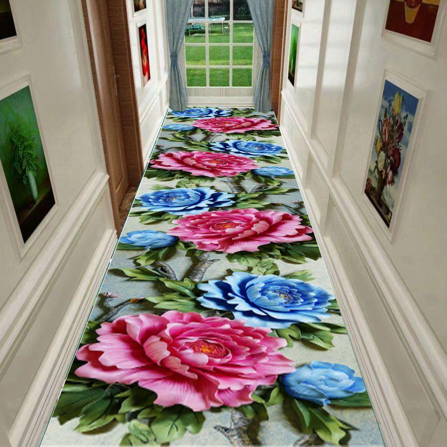 

Коридор Прихожая Лестница Длинный ковер Входной коврик Домашний коврик для пола Спальня прикроватный коврик W200*H400CM