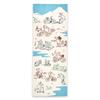 Miyamoto Kenema Tenugui Choju Jinbutsu Giga 33 X 90cm Chū-dyed Towel, (Bicycle), 50210, Approx.