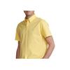 Polo Ralph Lauren Solid Color Logo Embroidered Polo Collar Button-Down Short Sleeve Shirt Men Shirts Yellow 710822774-010