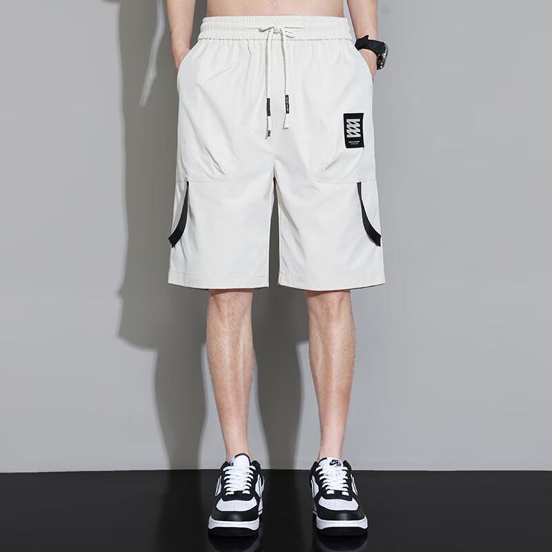 Men's Ice Silk Loose Cargo Shorts