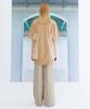 THE STUDIO K Oversized String Half Top_Beige