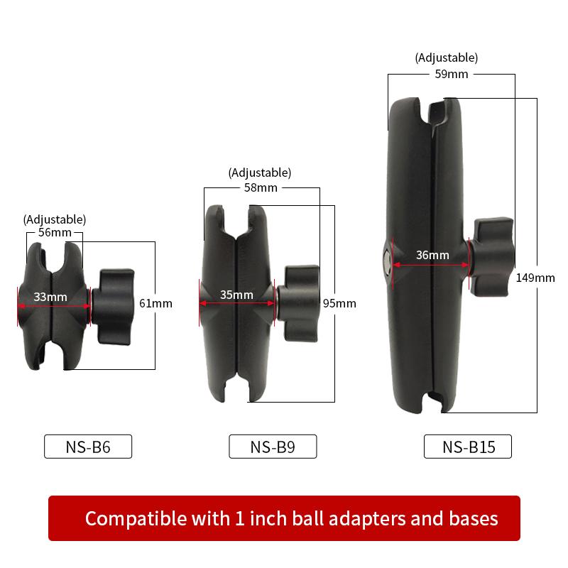 Bike Bicycle Car Motorcycle GPS Mount Aluminum Rail Handlebar Cell Phone Mount Mountain Bike Motorcycle Phone Mount