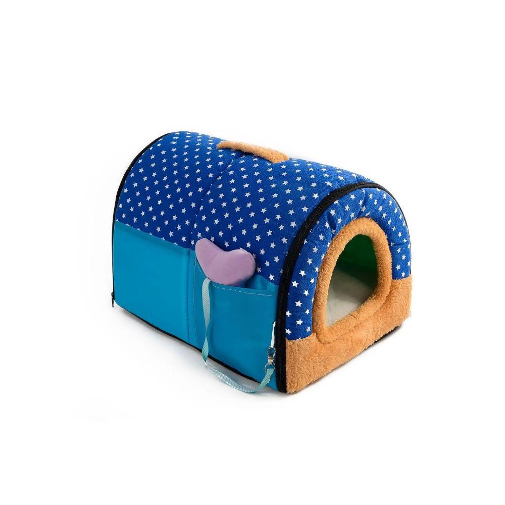 Large Pet Dog Bed Cat House Cave Comfortable Print Stars Kennel Mat For Pet Puppy Winter Summer Foldable Cat Bed Pet Supply