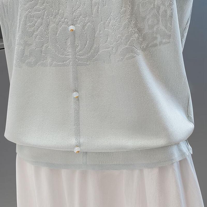 Women's Lyocell Blend Loose Knit Short Sleeve Top