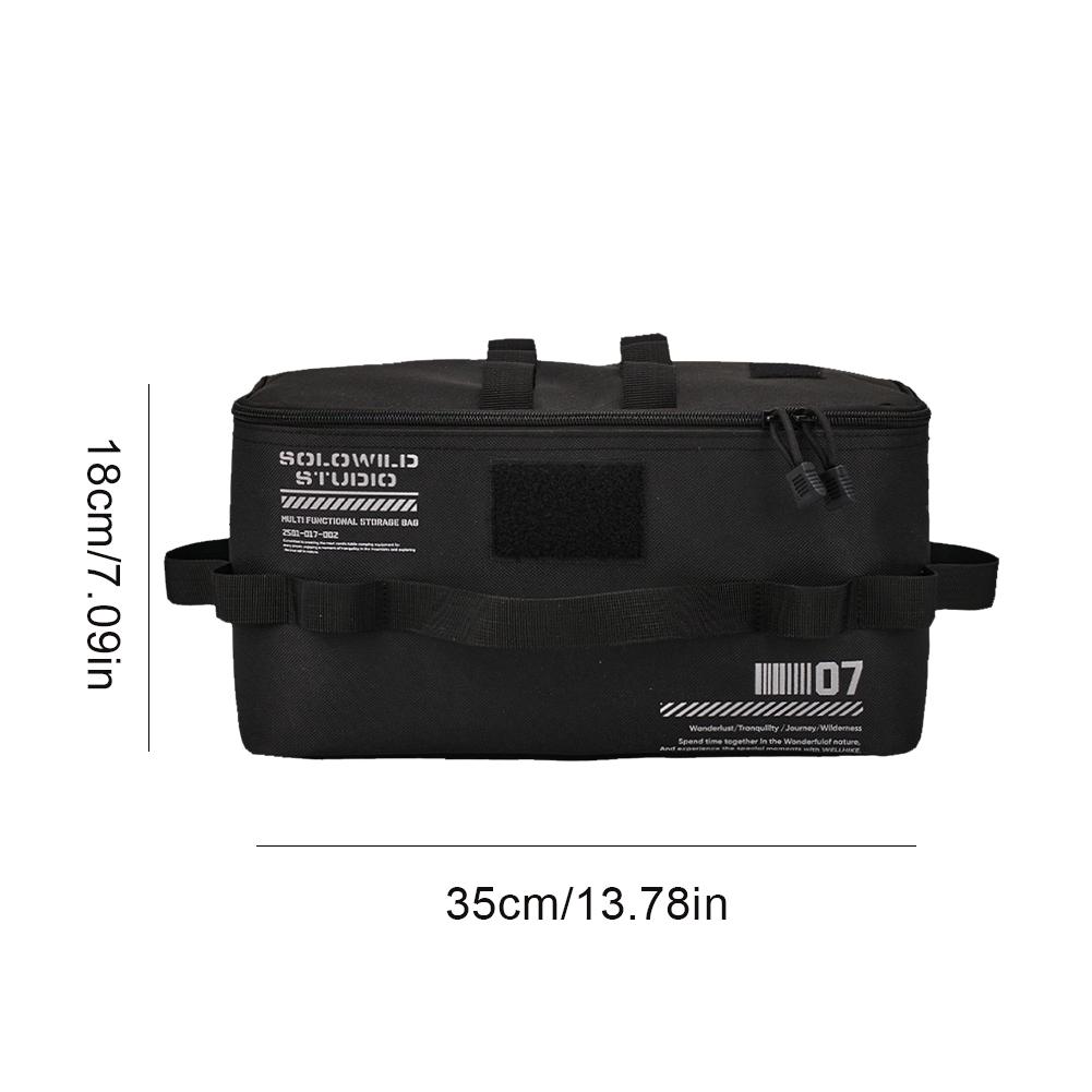 Camping Storage Bag Large Capacity Travel Tableware Handbag Versatile Tank Stove Canister Pot Carry Bag Outdoor Picnic Supplies