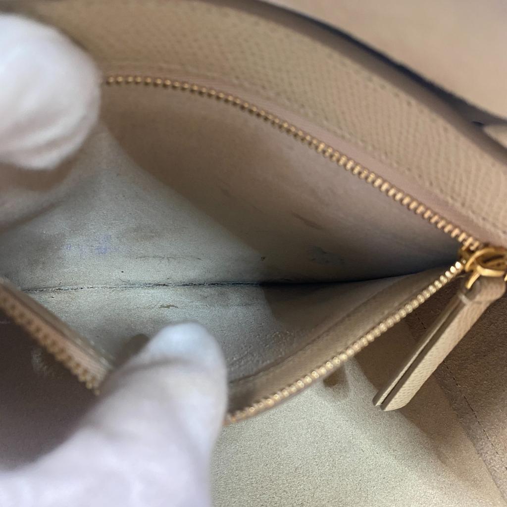 Used CELINEShoulder Bag Beige/blue Leather Women