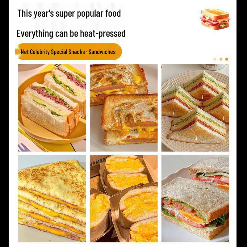 Molten Pocket Sandwich Maker - Flowing Heart Sealed Edge Press