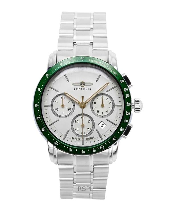 ZEPPELIN New York Chronograph Stainless Steel White Dial Quartz 8878MB4 Men's Watch