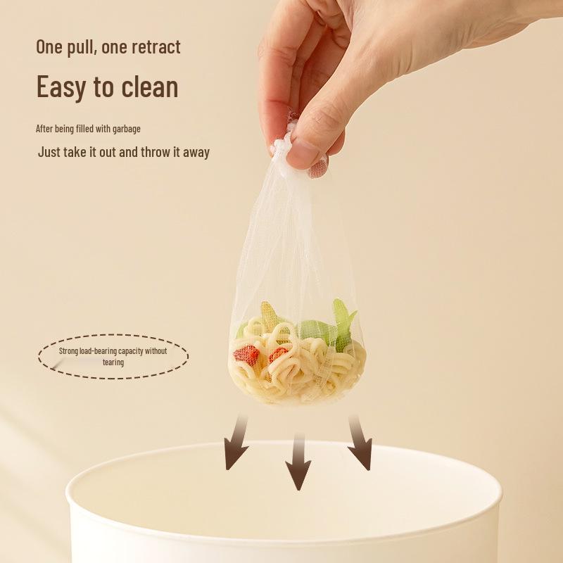 100 Disposable Kitchen Sink Filter Bags: Anti-Clogging Net for Drains & Vegetable Residue.