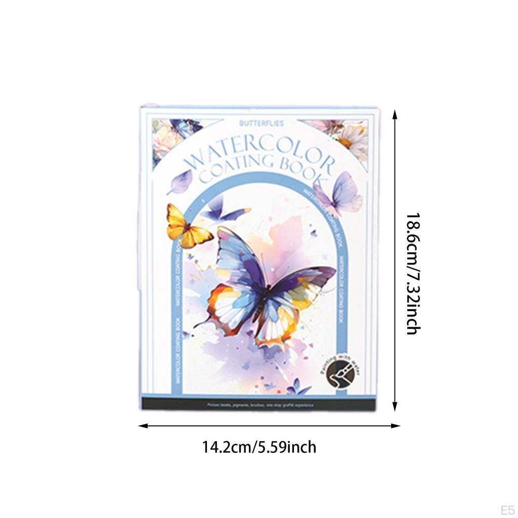 Watercolor Art Book, Painting Kit for Beginners, Water Colors Set Creative Projects