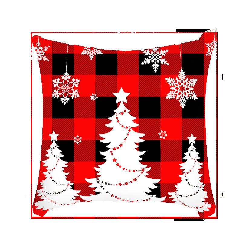 Grinch Linen Throw Pillowcase Holiday Sofa Office Cushion Pillowcase Green Furry Christmas Pillowcase