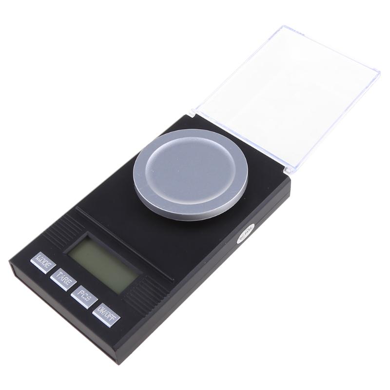 Balance Milligramme 20g / 0,001g avec Pince Plateau Poids de Calibration Alimentée par Pile