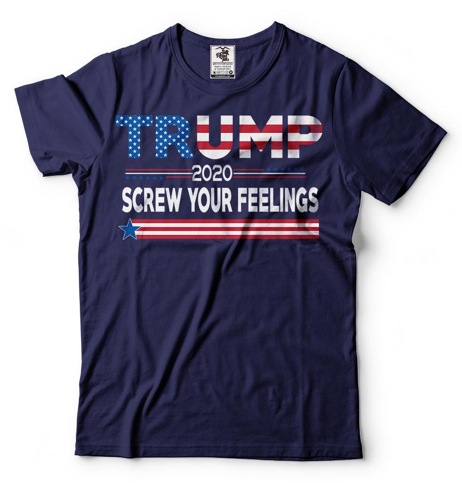 Trump 2024 Screw Your feelings Republican Donald Trump re-election campaign tee XL