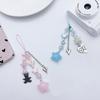 Cute Star Bead Tassels Pendant Phone Straps Lanyard Pocket Keychain Strap Backpack Charm Car Keys Decoration Chain