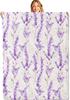 Lavender Throw Blanket - Ultra Soft, Cozy Lightweight Flannel,Purple Floral and Butterfly Blankets - Gifts for Women & N
