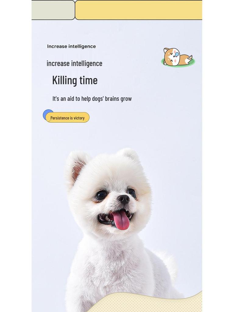 Pet Food Puzzle: Dog Sounding, Slow Feeder Bowl, Cat Treat, Boredom Relief Sniffing Toy