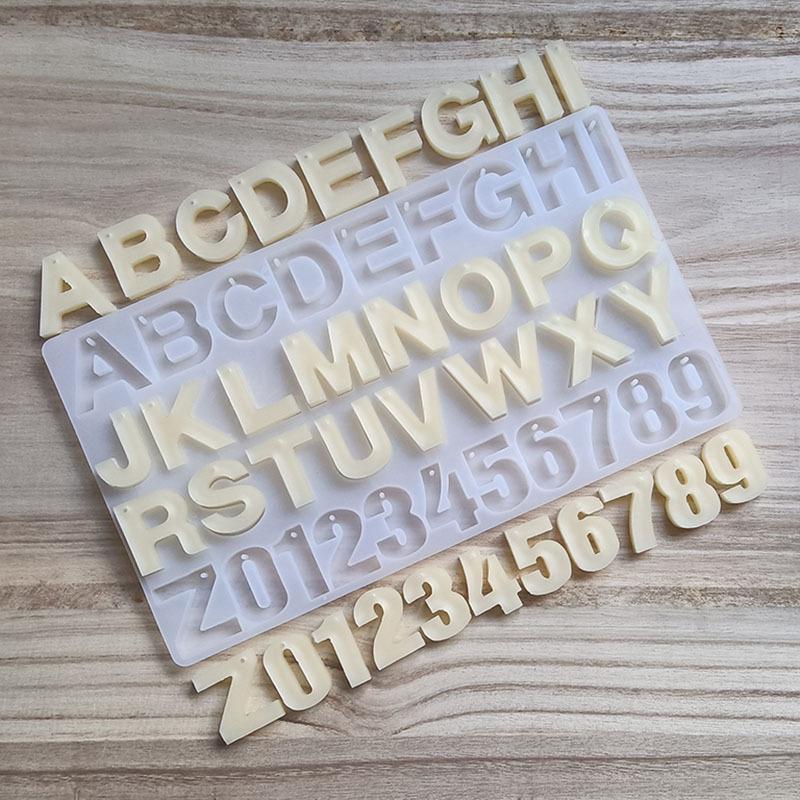 DIY Phonetische Alphabet-Silikonform zur Herstellung von Schmuck und Anhängern