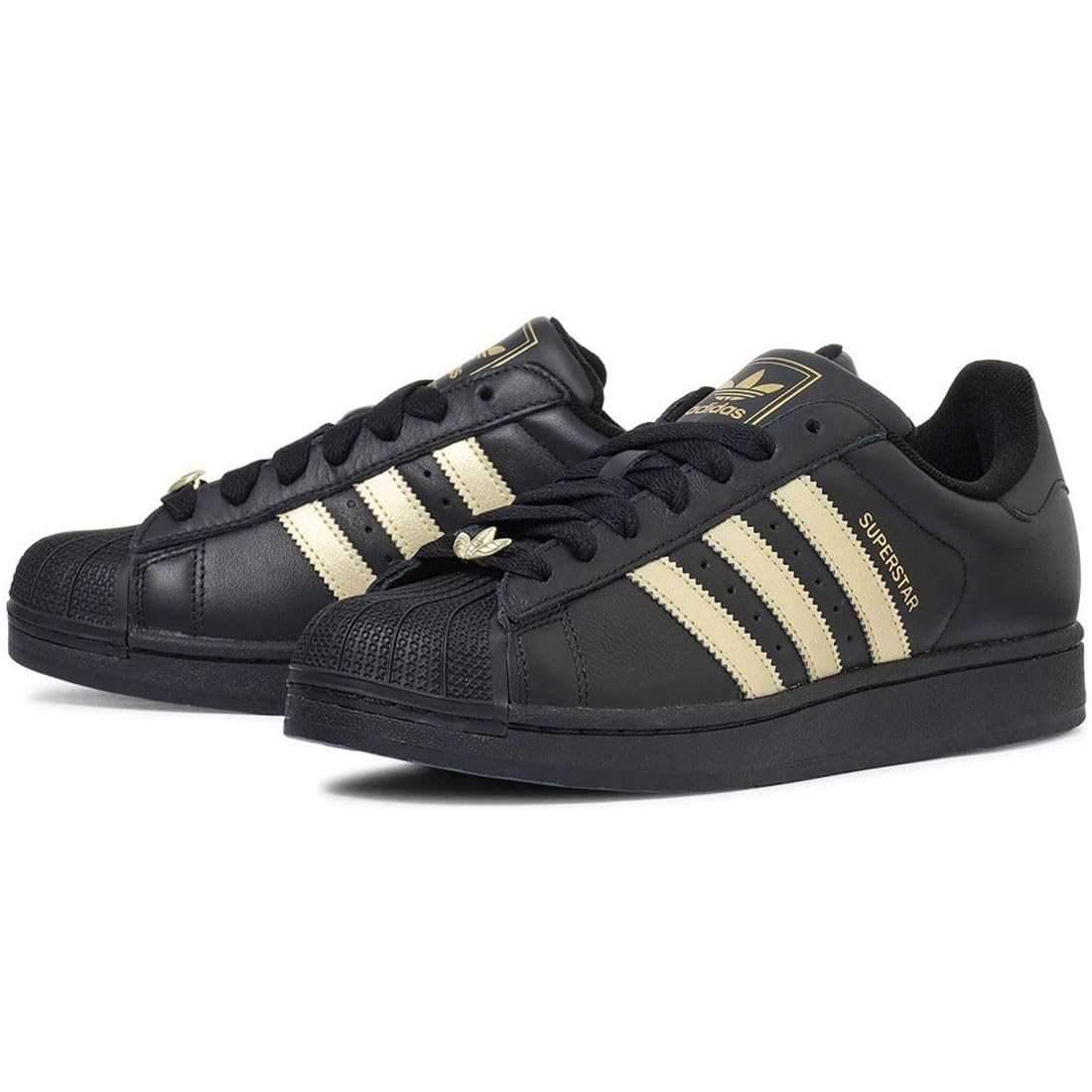 Superstar II Core KJ3550 [Adidas] Черный/Золотой 27,0 см