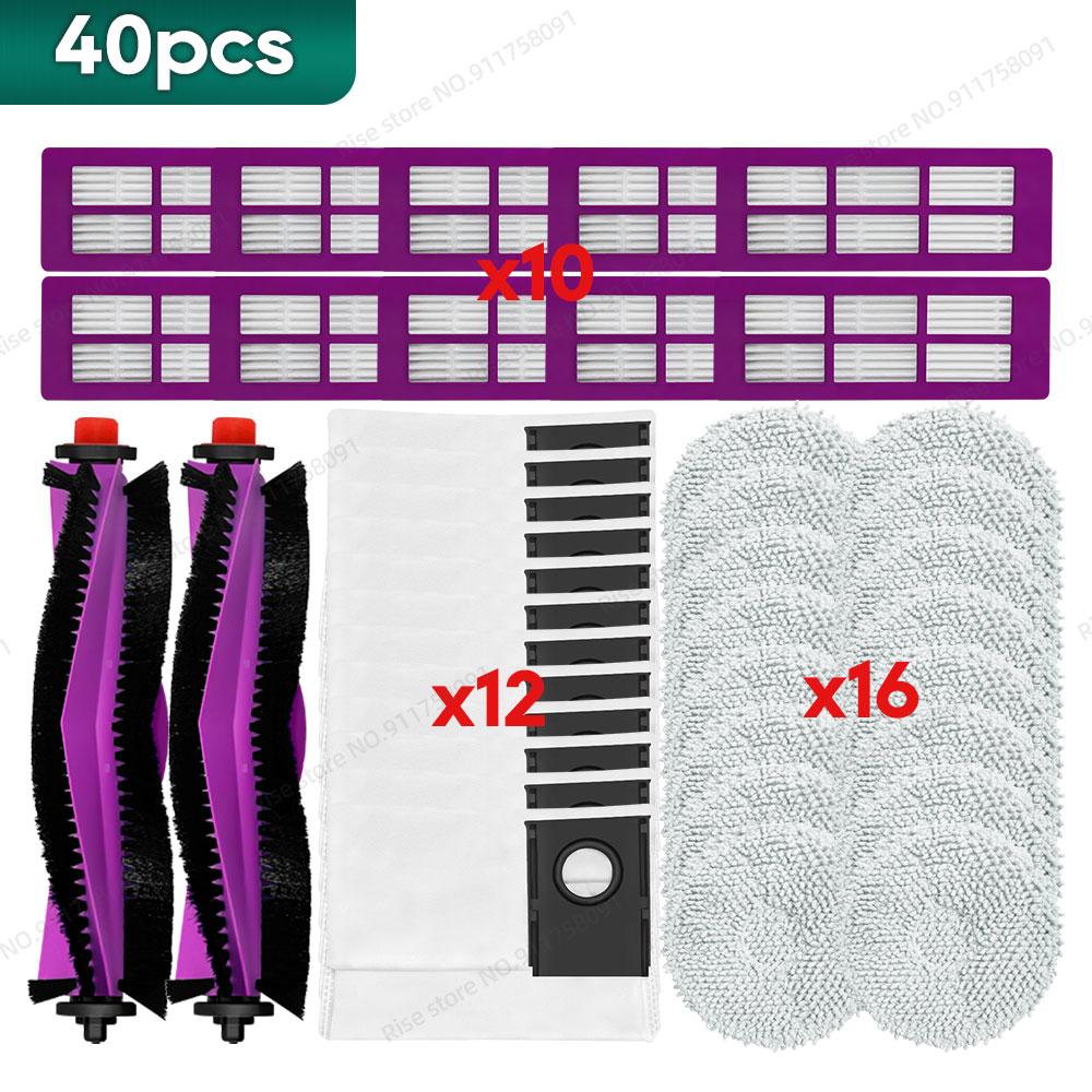 Compatible for Eureka J15 Max Ultra Accessories Main Brush Hepa Filter Dust Bag Mop Cloth