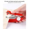 Handheld Sewing Machine Portable Mini Manual Simple Operation Sewing Instrument Useful Portable Sewing Machines Tool Accessories