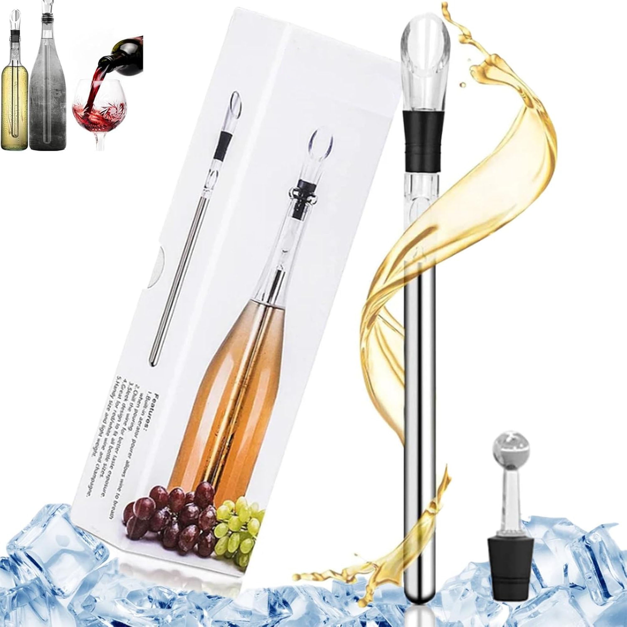 Wine Cooler - Fast, Ice-Free, Stainless Steel