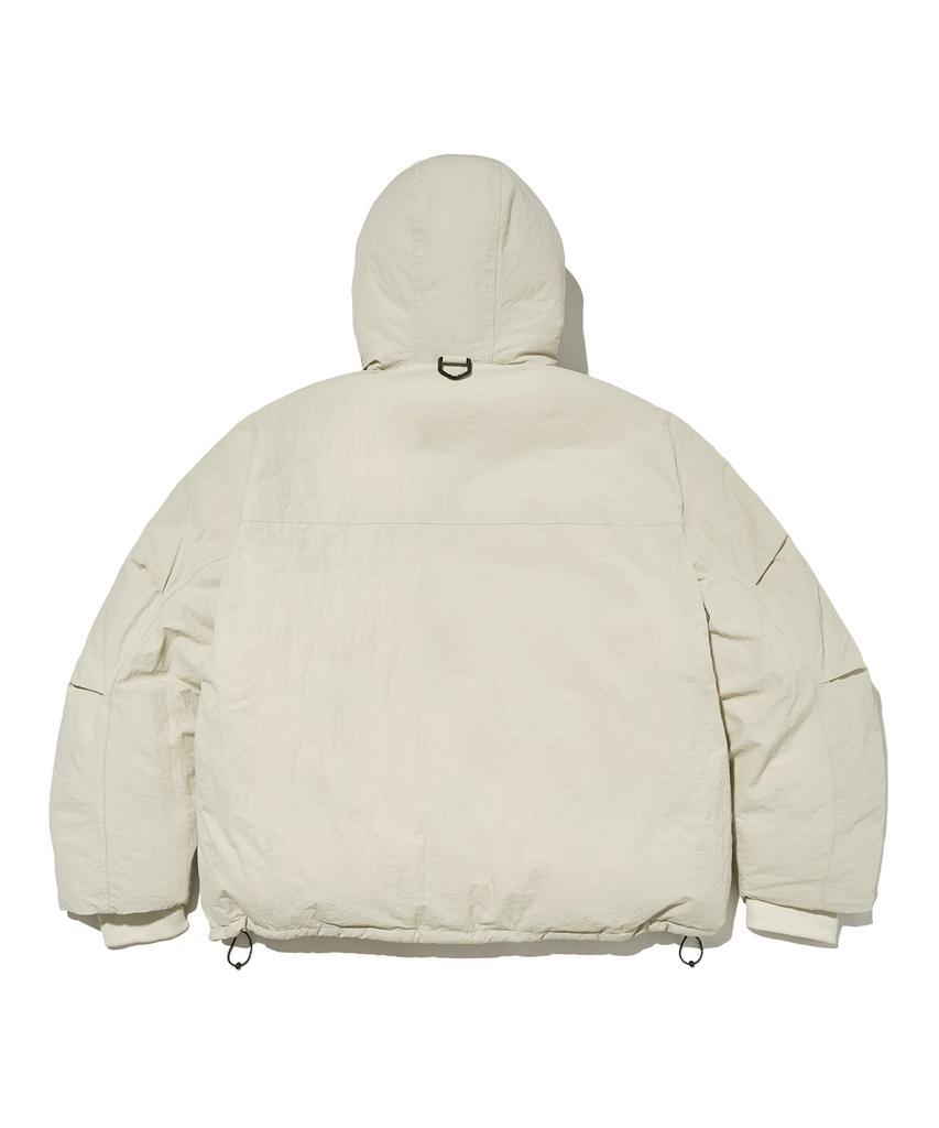 Filluminate Hiver Soir Hooded Padded Jacket - Beige
