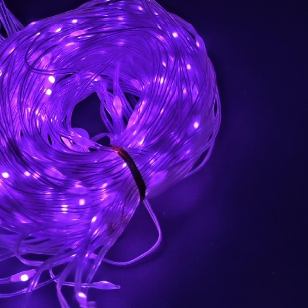 LED Copper Wire Curtain String Lights 3x3m Remote USB Powered Dorm Window Decor