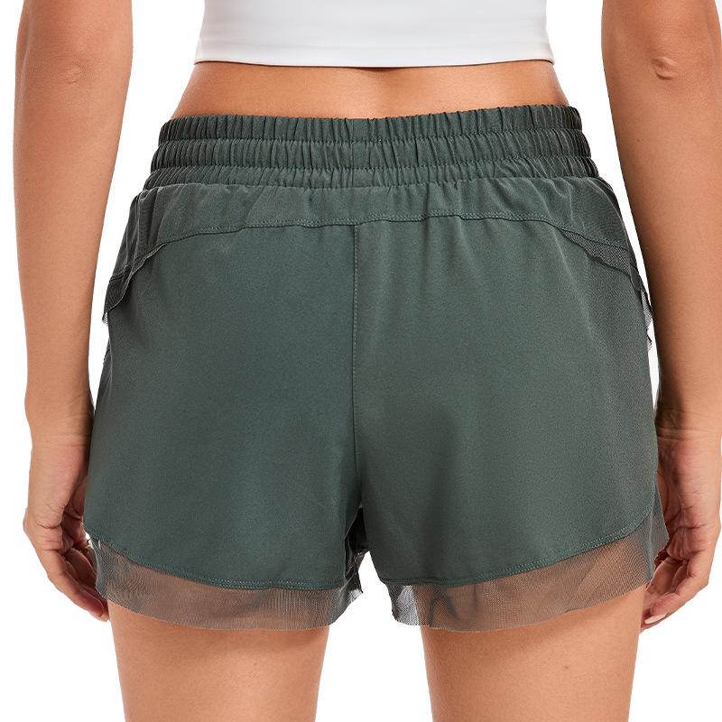 Women's Summer Three-Quarter Yoga & Running Shorts – Loose, Anti-Exposure, Slim-Fit, Hip-Lifting Elastic Fitness Pants