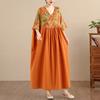 DIMANAF New 2026 Women Plus Size Summer Beach Lady Long Dress Loose Oversize Maxi Floral Print Fashion Holiday