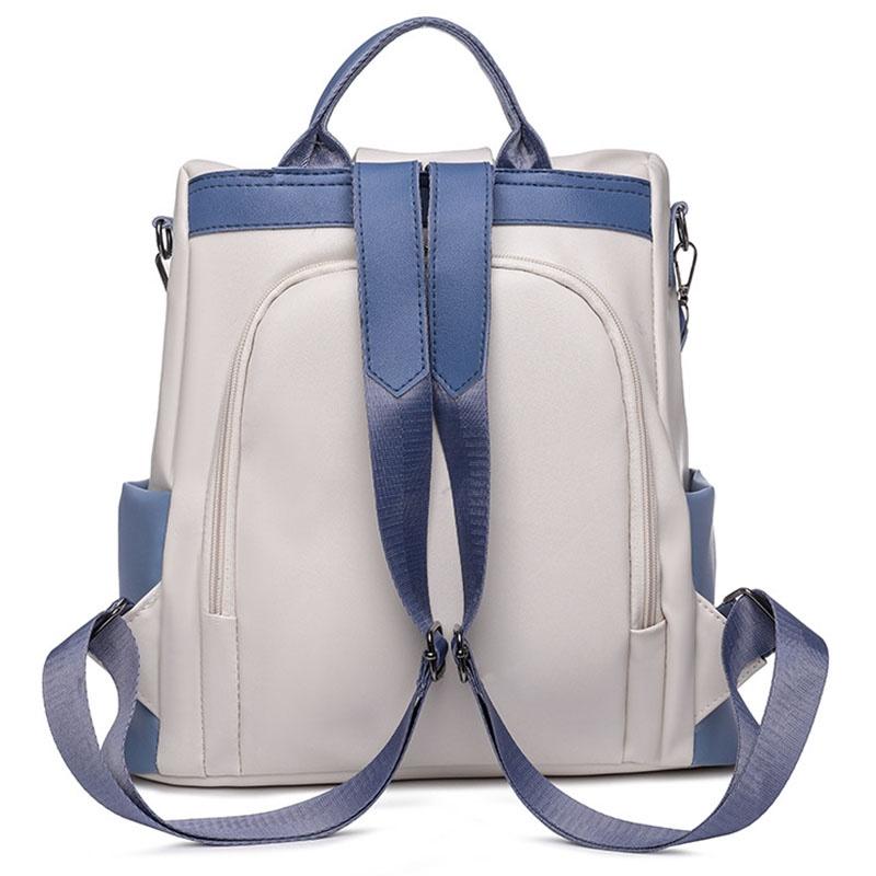 IELGY Женская сумка двойного назначения из мягкой кожи большой вместимости хаки — фото 4