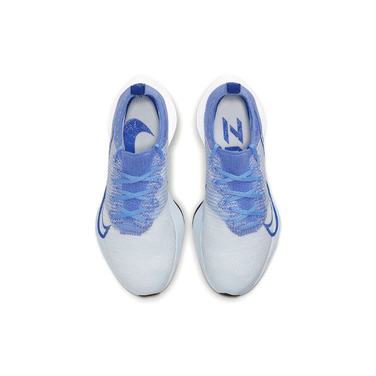 Nike Air Zoom Tempo NEXT% Flyknit Blå Hvit Dame Joggesko Royal-Pulse Blue-Tint Black CI9924-400