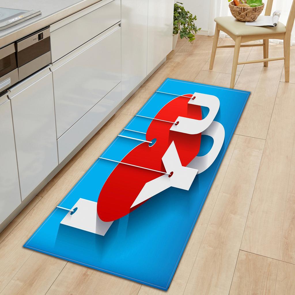 Valentine'S Day Carpet Long Floor Mat Love Theme Doormat