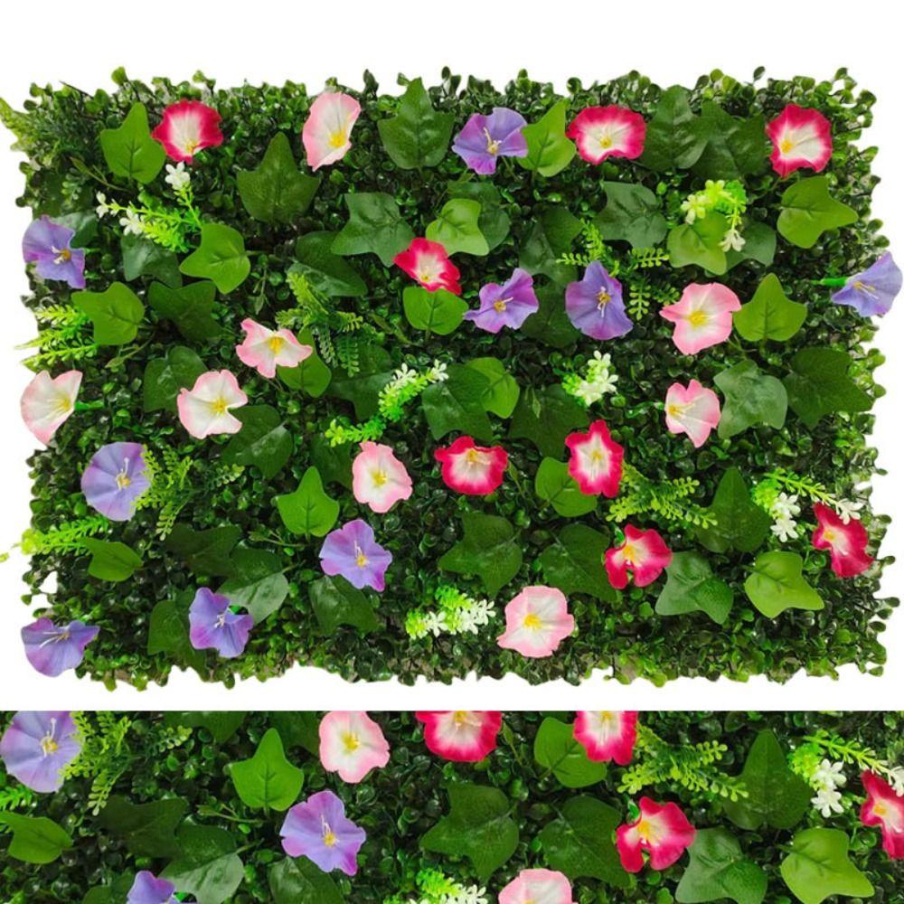 Flower Artificial Plant Wall Panel 60*40cm Artificial Fern Grass  Living Room