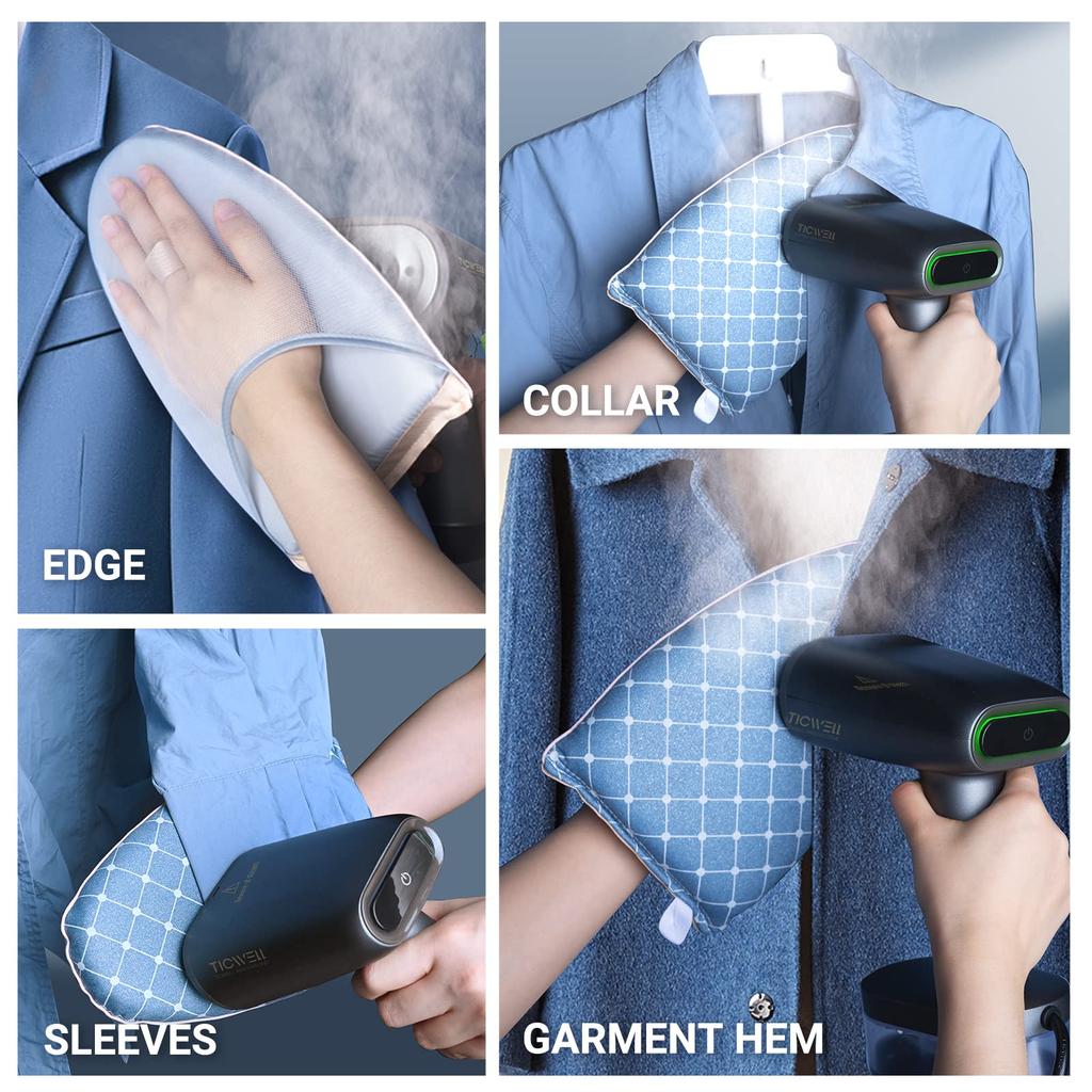 Small Garment Steamer Ironing Board Mitt Anti Steam Glove Heat Resistant Irons Mat Travel Iron Pad for Cloth Ironing Accessories