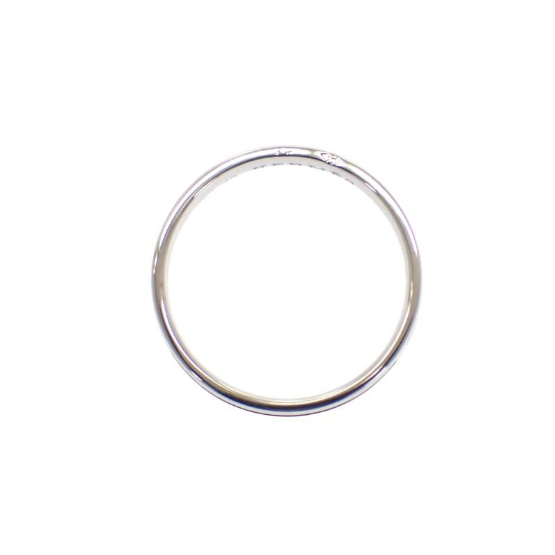 HERMES  #9(JP Size)  ring K18WG K18 white gold Women