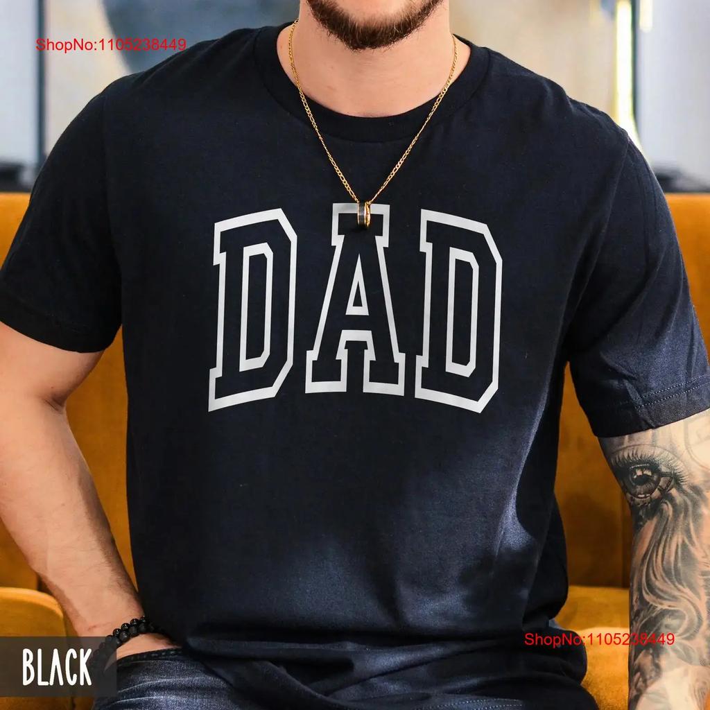 DAD T Shirt New Daddy Funny Fathers Day for Birthday from Kids Vintage Varsity Style Baby Reveal Tee Vintage Washed Soft