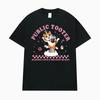 Funny Meme Adult Humor Public Tooter Cat Graphic T-shirt Men's Clothing Oversized Short Sleeve T Shirts Fashion Cartoon T-shirts