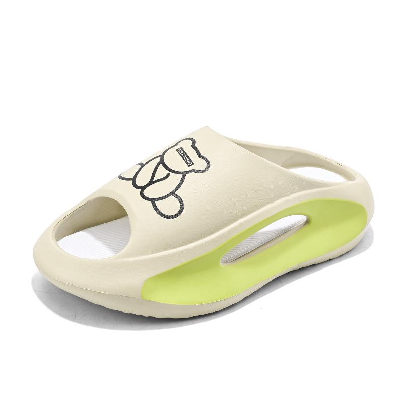 

Slippers men s 2025 summer outer wear sports home non-slip deodorant stepping on shit feeling thick bottom sandals couple wear-resistant 45