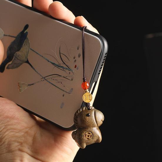 Schlüsselanhänger Anhänger Holzpferd Charm Schlüsselanhänger Autoschlüssel Tasche Schlüsselanhänger Dekorative Handgefertigte Holz Schlüsselanhänger