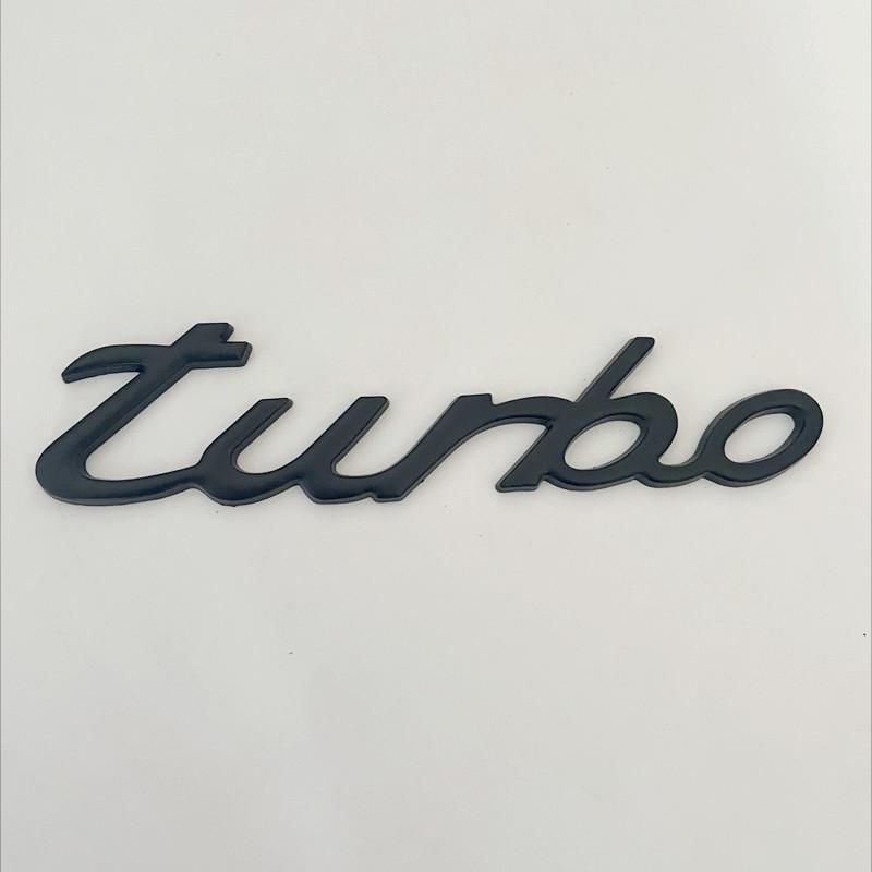 3D Metal TURBO Car Rear Boot Trunk Side Fender Car Emblem Badge Sticker Decals