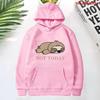 Sloth Hoodies Women Sweatshirts Plus Size Men Casual Long Sleeve Clothing Cute Warm Pullover