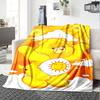 1pc Rainbow Heart Bear flannel Blanket for Super Soft Cute Comfort Blanket for Travel Bedding Couch Sofa Blanket Y73035