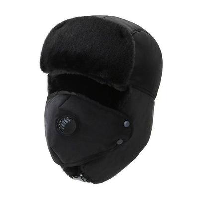 Comfortable Earflap Aviation Fur Hat with Ear Flaps and Chestnut-shaped Hat