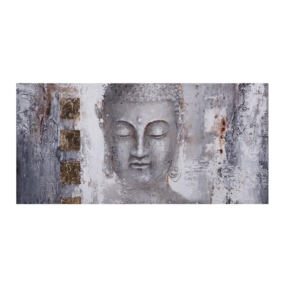 Modern Buddha Paintings, Pictures, Buddha Statues Art Canvas, Wall Artwork, For Home Decor, Unframed 20x40cm