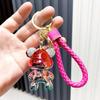 Bear Resin Cartoon Keychain With Lovely Rhinestones Ideal For Gifts Various