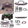 High Quality Metal Rc Rock Crawler Bumper With Bright Led Lights For Axial Scx10 9004