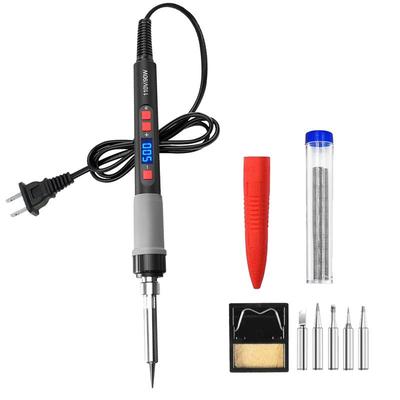 Electronic Soldering Kit 90W Digital Soldering Kit Adjustable Temperature LCD Digital Portable Soldering Kit For Enthusiast