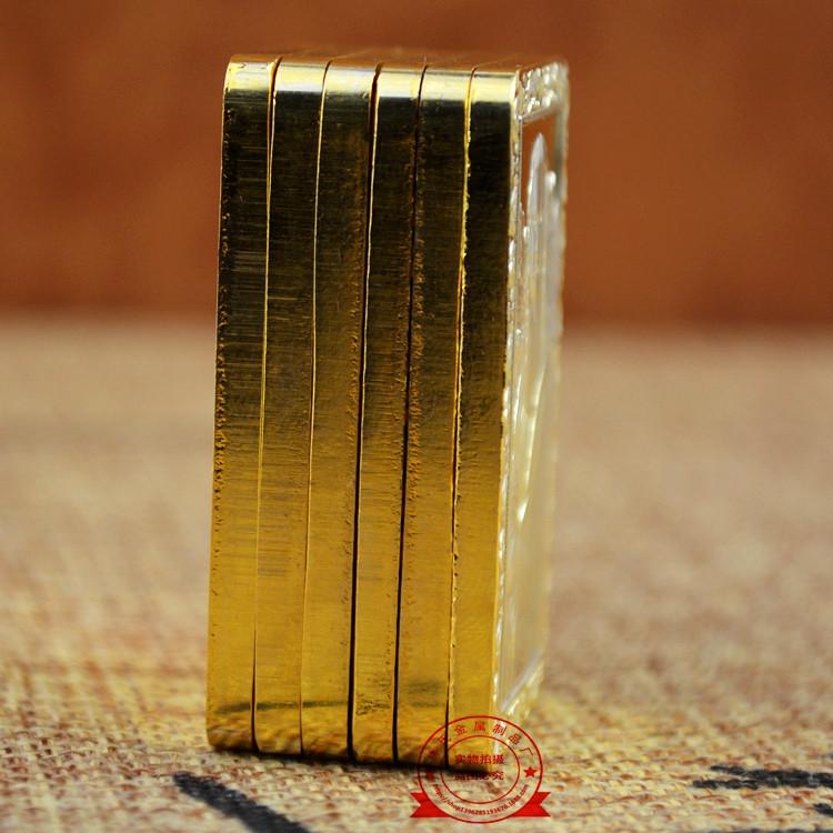 Vergoldete Mona Lisa Gedenkmedaille Anstecknadel Geschenk