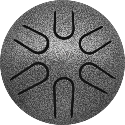 

One Tone ONETONE Tongue Drum, A Major Pentatonic Scale, 6 Notes, 3 Silver, OTTG-03/SV, Includes Instruction Manual, 1 Mallet, and Key Number Sticker