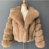 European and American fur coats imitation fox hair women's clothing autumn and winter imitation fur coats suit collars a lot